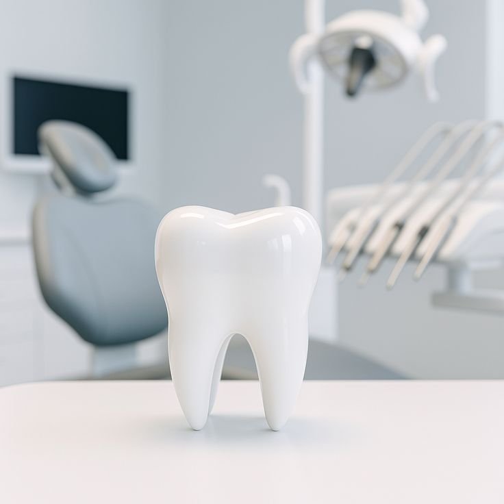 Pediatric dentist teaching oral hygiene to a child and parent